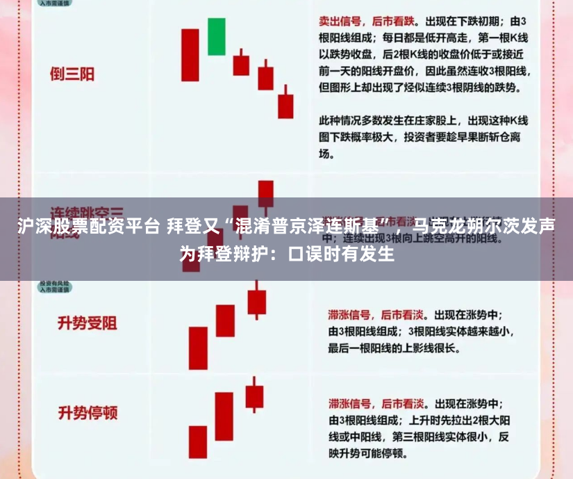 沪深股票配资平台 拜登又“混淆普京泽连斯基”，马克龙朔尔茨发声为拜登辩护：口误时有发生